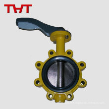 valve papillon à haute température de régulation de gaz en fonte pneumatique